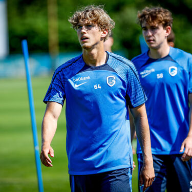 Eerste training Jong Genk