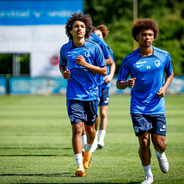 Eerste training Jong Genk