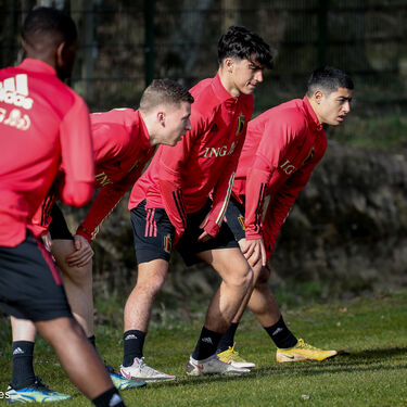 Nationale ploeg U21 op bezoek