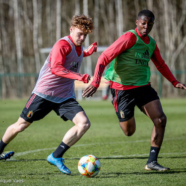 Nationale ploeg U21 op bezoek