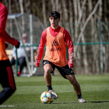 Nationale ploeg U21 op bezoek