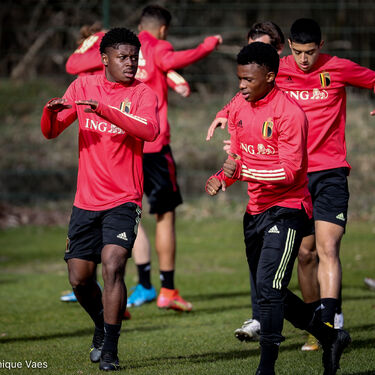 Nationale ploeg U21 op bezoek